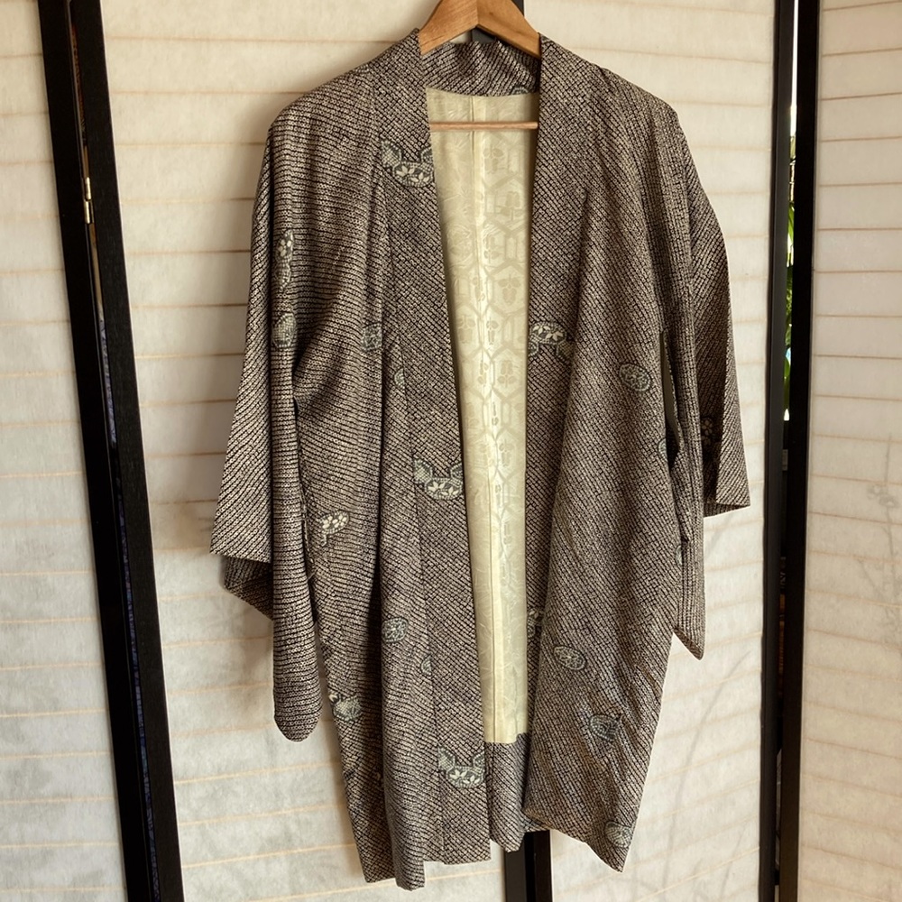 Kimono vintage silk handmade medium size